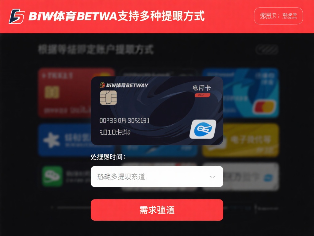 必威体育betway支持多种提现方式，包括银行卡、